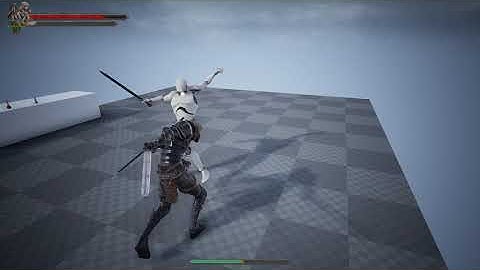 Unreal Engine 4 - Sanctus Edge - Knight Enemy + Shield Mechanic Test