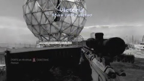 Mw3 1v1 no scope head shot across the map (Dome)