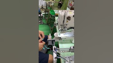 Auto fold tape bar tacking