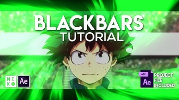 Black Bars After Effects Amv Tutorial  #Nekosensei
