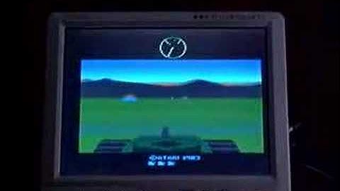 ATARI 2600 on FPGA showing Battlezone