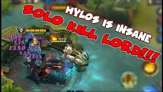 NEW HERO HYLOS CAN SOLO LORD | AMAZING TANK DAMAGE | Mobile Legends