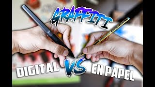 Graffiti DIGITAL vs graffiti EN PAPEL  ¿Cual es mejor?