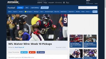 My Leagues Features Throughout the RotoWire Web Site