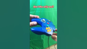 How did you hold this controller? #shorts #nintendo #gaming #n64 #controller #retro #retrogaming