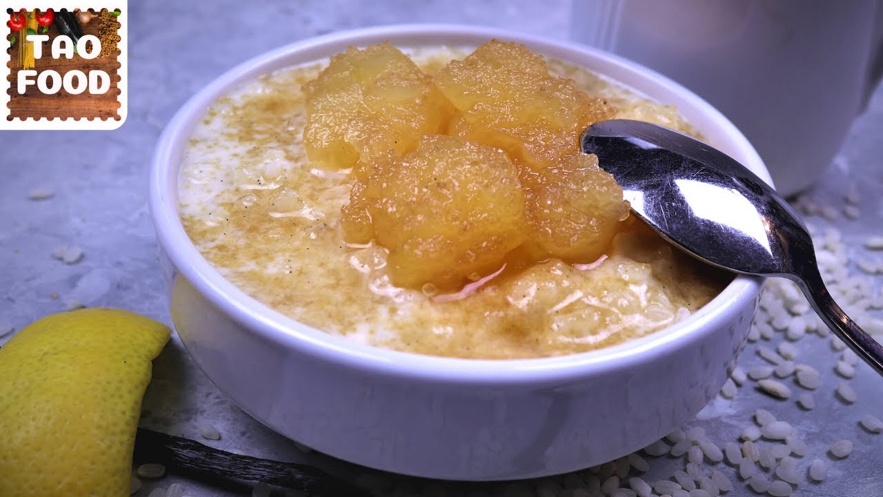 MILCHREIS mit APFELKOMPOTT einfach und lecker zubereitet