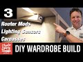 DIY Fitted Wardrobe - LED LIGHTING - Video #3