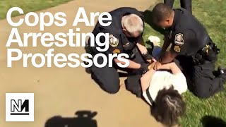 Out Of Control US Cops Arresting Professors At Palestine Protests