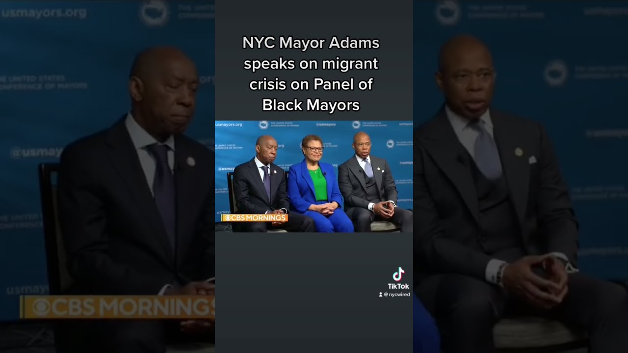 Mayor Adams Speaks On The Migrant Crisis