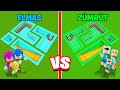 BEBEK SONİC AİLESİ ELMAS VS ENES AİLESİ ZÜMRÜT YERALTI EV SAVAŞI! 😨 Minecraft