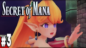 Secret of Mana Remake PS4 Part 3 HAUNTED FOREST Gameplay Walkthrough