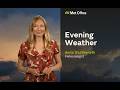 27/05/2026 - Warm, thundery - Evening Weather Forecast UK – Met Office Weather