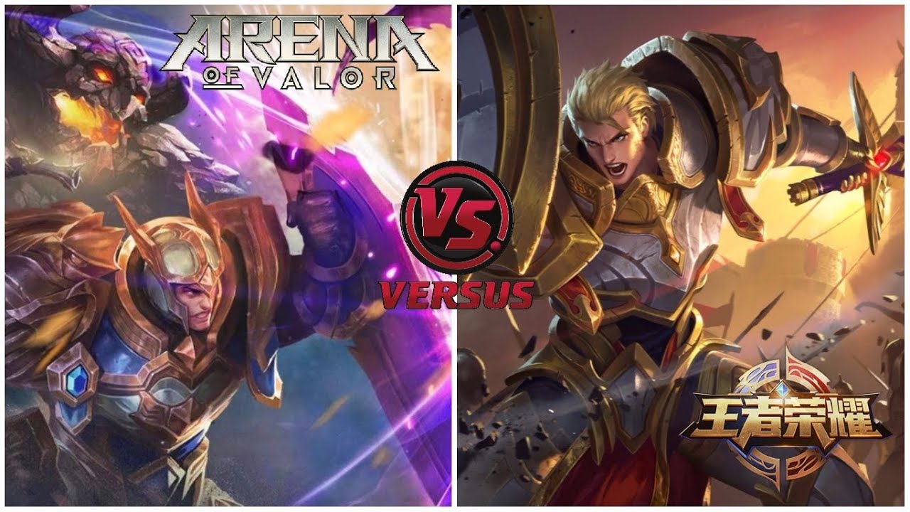 Image result for arena of valor vs king of glory
