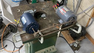 Homemade rotary phase converter build, pony or helper motor method