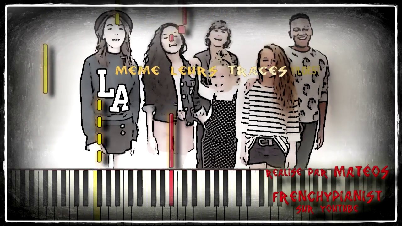 Kids United On écrit Sur Les Murs 🌟🌟 Piano Virtuel Matéos Bontemps