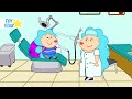 Thorny and Friends | Visiting the dentist | Funny Cartoon for Kids