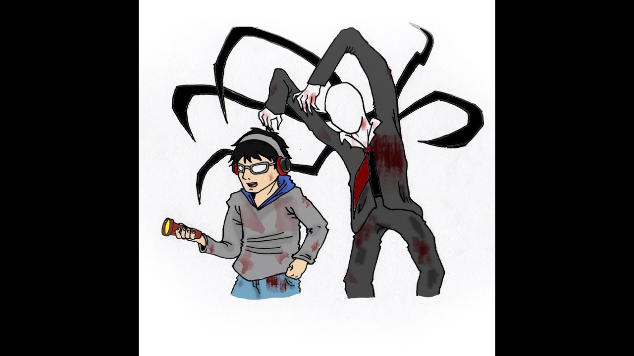 Dibujando a: Makina VS Slenderman