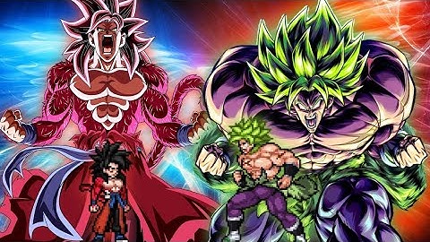 Xeno Goku V2 DTC OP(AF) VS Broly DBS V2 OP in Jump Force Mugen