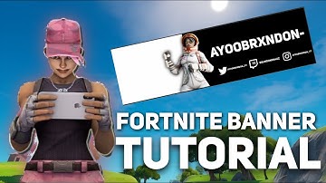 How To Make A Fortnite Banner On “IOS/ANDROID” Mobile 2021! (EASY)