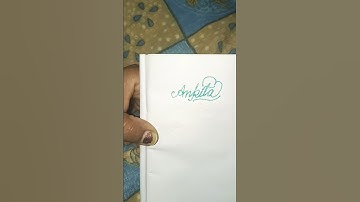 A name writing style #handwriting #shortsfeed #calligraphy #shortvideo #shorts #trending #viral