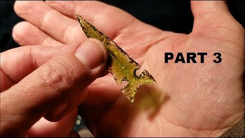 820 - Flintknapping Champagne Bottle Arrowhead 3/3