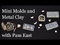 Tiny 3D Nail Art Molds with Metal Clay