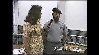 Robot Wars 1997 Interview: Jamie Hyneman with Blendo