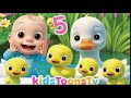 🦆🦆 Five Little Ducklings  Learn Numbers with Song 🦆🦆