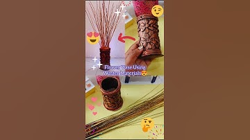 Turn Waste into a Beautiful Flower Vase in Minutes! 🌸♻️ Full video on our YouTube channel! #Shorts