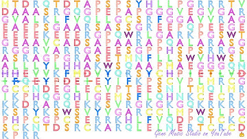 Gene Music using Protein Sequence of VEGFA "VASCULAR ENDOTHELIAL GROWTH FACTOR A"