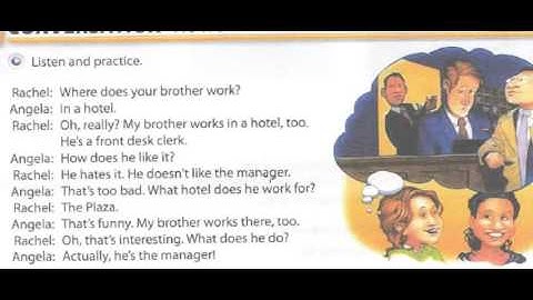 Interchange intro 4th   Unit 8 conversation 1