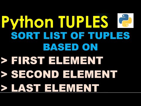 Video: Cum se împarte lista de tuple în python?