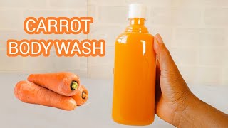 Homemade Carrot Body Wash for Beautiful Skin