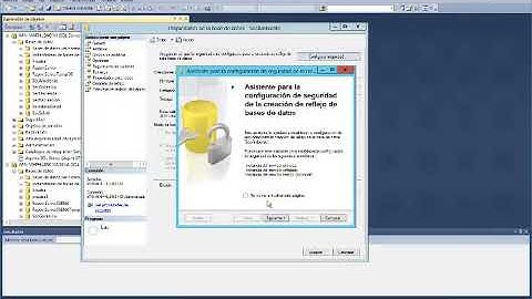 Base de datos en espejo con SQL Server