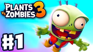 Plants vs. Zombies 3 - Gameplay Walkthrough Part 1 - New Plants! New Zombies! (GOALIE ZOMBIE)