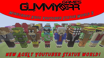 Xbox 360 Minecraft Youtuber Statue World Tour! NewAgeLT
