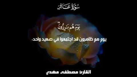 سورة غافر ..لا ظلم اليوم إن اللّه سريع الحساب