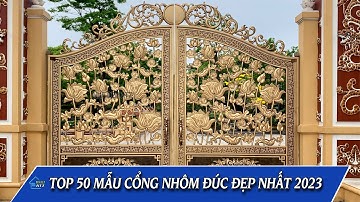 Tổng hợp các mẫu cổng nhôm đúc đẹp nhất 2023