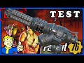 Fallout 76 gauss minigun testing with 4x syringer strategy boss test at 1 hour mark