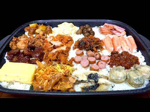 편의점 탈탈 털어서 만든 대왕덮밥 (16 KOREAN CONVENIENCE STORE Foods with Rice)