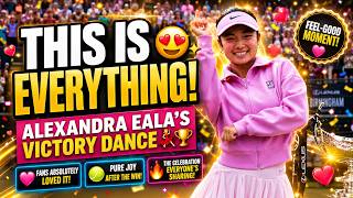 Alexandra Eala’s Post Match Victory Dance Is Everything! 😍