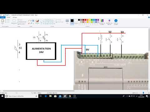 AUTOMATISME : cablage de l'API  S7 1214C ET PROGRAMATION SUR TIA PORTAL