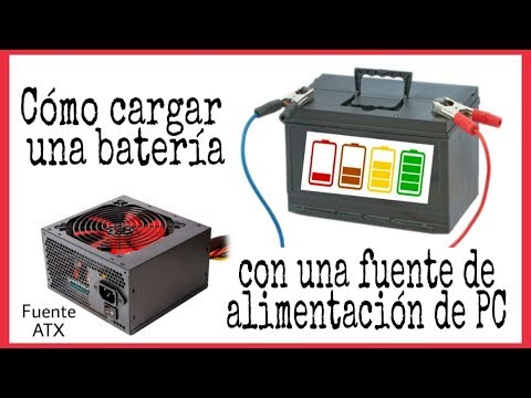 Modificar fuente de pc para cargador de baterias