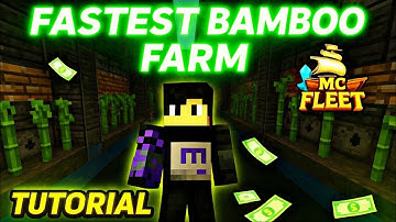 Biggest Bamboo Farm Full Tutorial !  @GamerFleet  #mcfleet #minecraft