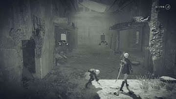 NieR : Automata - suicidal explosion