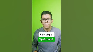 Reloj digital en excel #exceltips #tecnologia #tips #ordenador #android #windows #movil #apps