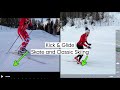 Kick and Glide in Skate and Classic Cross-Country Skiing