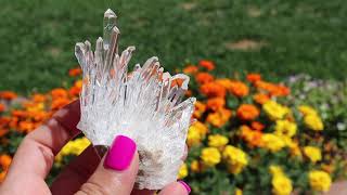 393072576623 Superb Gem Water Clear Optical Needle Quartz Starburst From Santander Colombia