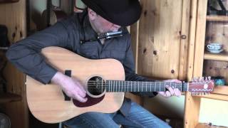 Video thumbnail of "Hotel California - Eagles (cover: 12-string guitar / harmonica)"