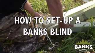 Banks Outdoors Blind Set Up